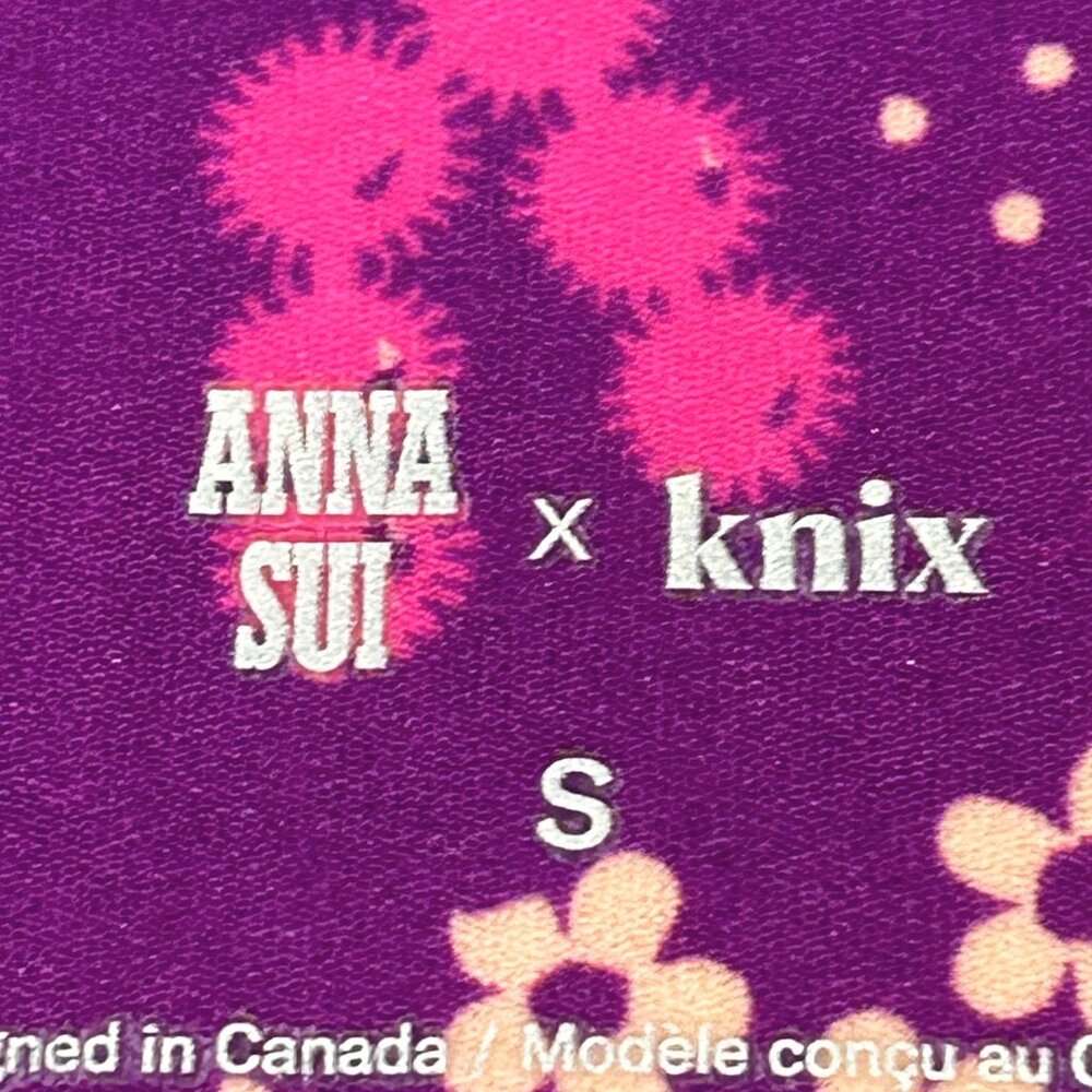 Anna Sui x Knix Ditsy Blooms Technical Essential Shorts Bike Size Small - Picture 9 of 10
